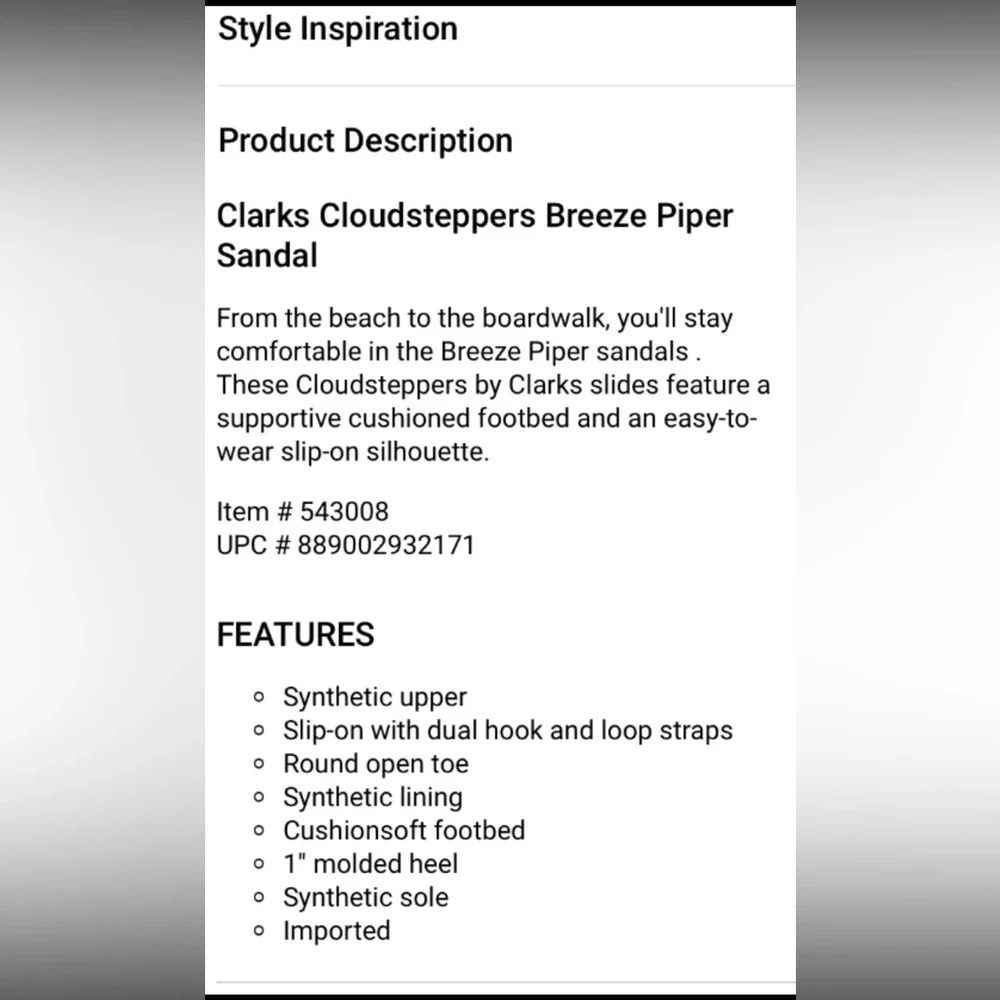 Clarks Cloudsteppers Sandals 🩴 - Picture 11 of 11